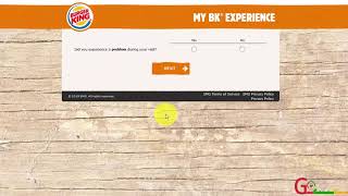 BURGER KING® Experience Survey  Mybkexperiencecom [upl. by Ekusoyr]