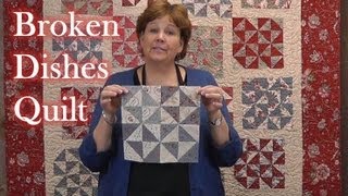 Broken Dishes Quilt Using Precut Fabrics [upl. by Leopoldeen]