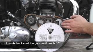 Triumph preunit ignition timing advance [upl. by Newob]