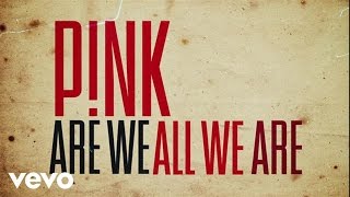 Pnk  Are We All We Are Official Lyric Video [upl. by Kellyann514]