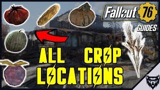 FALLOUT 76 Guide  All Crop Locations  Food Farming Guide 2019 [upl. by Miner]