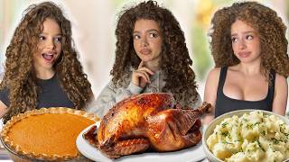 Kalogeras Sisters COOK THANKSGIVING DINNER [upl. by Ysus]