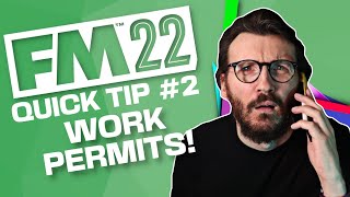 FM QUICK TIPS 2  WORK PERMITS [upl. by Anirrok]