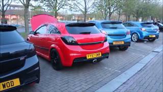 BEST OF  Astra VXR Sounds 2 Step Flames Revs Races and Backfires [upl. by Leif417]