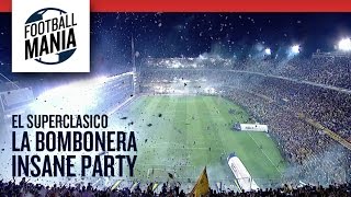 La Bombonera Insane Party  Boca Juniors Amazing Entrance Vs River Plate [upl. by Cira]