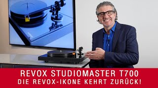 Revox Studiomaster T700  Rückkehr der PlattenspielerIkone [upl. by Ahsatsana909]