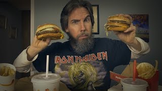 ASMR Showdown Big Mac vs Whopper [upl. by Aillimat137]