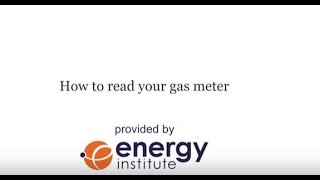 How to read your gas meter [upl. by Estell]