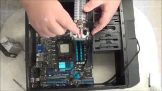 Building a PC Installing the CPUs HeatsinkFan [upl. by Grew]