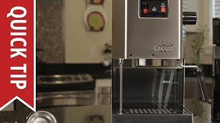 Quick Tip Temperature Surfing a Single Boiler SemiAuto Espresso Machine [upl. by Sauveur]