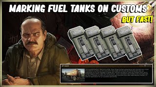 HOW TO MARK FUEL TANKS ON CUSTOMS  EFT ESCAPE FROM TARKOV  PRAPOR BP DEPOT TASK QUEST PATCH 1211 [upl. by Vanhomrigh]