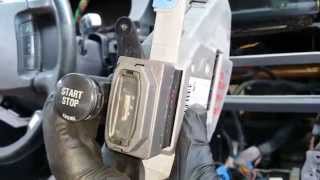 BMW 745 750  Ignition Key StartStop Button Module Removal [upl. by Solomon]