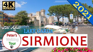 Sirmione Italy 4k ❤️NEW Walking Tour ❤️ 2021 Lake Garda [upl. by Aubarta]