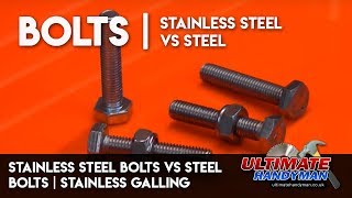 Stainless steel bolts vs steel bolts  Stainless galling [upl. by Dnalon]