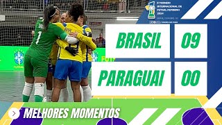 MELHORES MOMENTOS  BRASIL x PARAGUAI  TORNEIO INTERNACIONAL DE XANXERÃŠ [upl. by Colier]