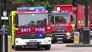 London Fire Brigade Responding  Major USAR Deployment [upl. by Soigroeg]