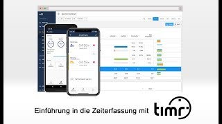 Einführung in die Arbeitszeiterfassung und Projektzeiterfassung mit timr [upl. by Elleina365]