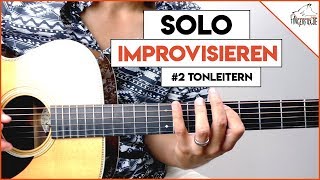 Gitarre  Improvisieren lernen  2 Tonleitern [upl. by Loni]