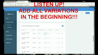 HOW TO WIX Store Product Variations [upl. by Tolley]
