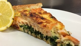 Tarte saumon épinard Cuisine par Cedric et Seb [upl. by Chretien]