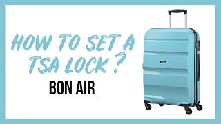 American Tourister lock instructions  Bon Air [upl. by Behah]