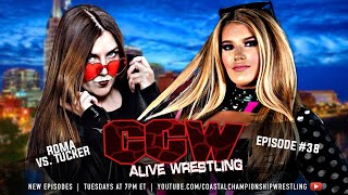 CCW Alive Wrestling Episode 138 quotTucker vs Romaquot feat NWA Womens Champion Kamille Brickhouse [upl. by Wallas493]