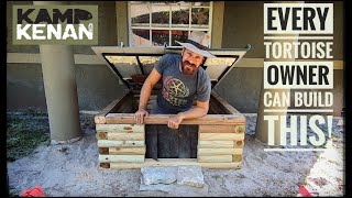 Building a perfectly SMALL TORTOISE HOUSE at Kamp Kenan [upl. by Reinald]