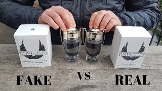 Fake vs Real Paco Rabanne Invictus Tester Perfume 100 ml [upl. by Youlton623]