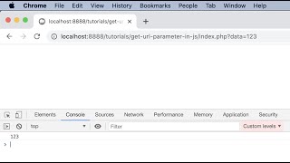 How to get URL query parameter value in Javascript  PHP amp Javascript [upl. by Mccartan]