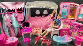 13 Minutes Satisfying with Unboxing Barbie Fancy House Play Set Collection Review Toys  ASMR [upl. by Thadeus]