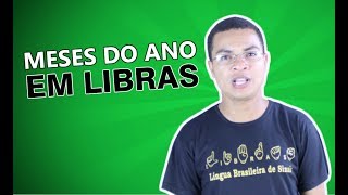 MESES DO ANO Em Libras  Rodrigo Timóteo [upl. by Anived540]