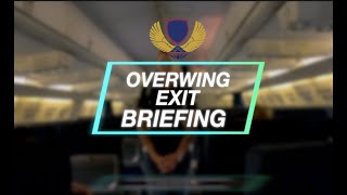 Overwing Exit Briefing [upl. by Filomena]