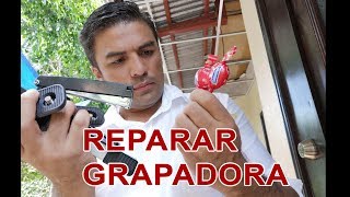 REPARAR GRAPADORA EN LA OFICINA HOGAR ESCUELA [upl. by Arayt956]