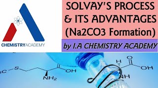 Ammonium Soda Solvay Process and Its Advantages Preparation of NaHCO3 and Na2CO3 [upl. by Terbecki1]