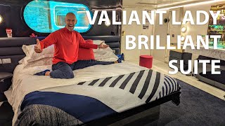 Virgin Voyages Valiant Lady Cruise Ship Rockstar Suite Cabin Tour [upl. by Corilla746]