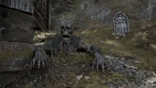 Grave Grabber Corpse Skull Animatronic  Spirit Halloween [upl. by Sidnal211]