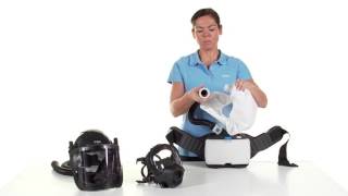 Dräger Xplore 8000 PAPR Handle and Use of the Powered AirPurifying Respirator [upl. by Ynobe636]