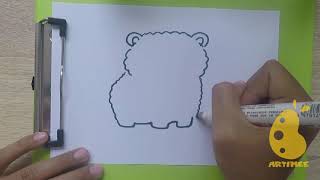 How to Draw chow chow [upl. by Aime682]