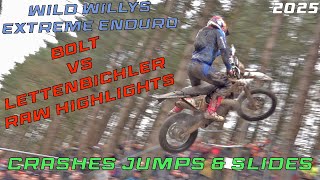 Bolt vs Lettenbichler Wild Willys Extreme Enduro Crashes amp RAW Highlights [upl. by Harpp]