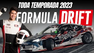 DIEGO HIGA TEMPORADA 2023 FORMULA DRIFT TODA RESUMÃO [upl. by Hyacinth]