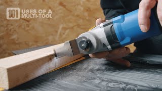 Cutting notches in wood with a multitool [upl. by Alia959]