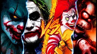 PENNYWISE amp JOKER VS RONALD MCDONALD amp KRUSTY ║ COMBATES MORTALES DE RAP ║ JAYF FT VARIOS ARTISTAS [upl. by Anaeerb663]