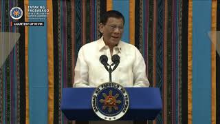 FULL SPEECH President Duterte’s 2019 State of the Nation Address [upl. by Rehctelf121]