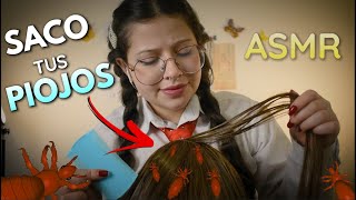 ASMR en ESPAÑOL 👯‍♀️AMIGA del C0le  TE SACA los PIOJOS🐜 Atención Personal 💆🏻‍♀️Vivalen ASMR [upl. by Arva]