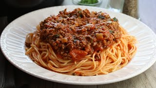 Quick amp Easy Spaghetti Bolognese [upl. by Otrebron]