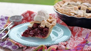 Homemade Cherry Pie Recipe 🥧 [upl. by Asseneg]