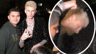 Machine Gun Kelly LOSES IT When Fan Mentions Eminem Feud [upl. by Sicard829]