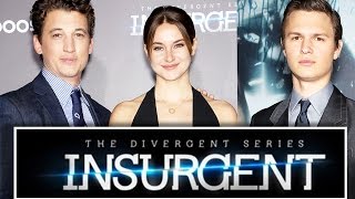 Insurgent  Ansel Elgort Shailene Woodley amp Miles Teller Interview [upl. by Hearn396]