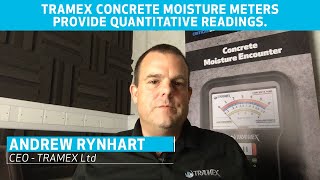 Concrete Moisture Meters  Quantitative Readings  TRAMEX TALKS Clips  Tramex [upl. by Nylime]