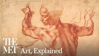 Deconstructing Michelangelos process from a Sistine Chapel study  Art Explained [upl. by Ikkir]